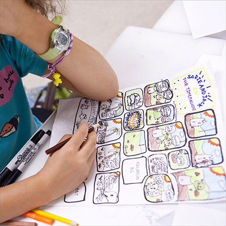 RISD CE kids course: Cartooning for Kids