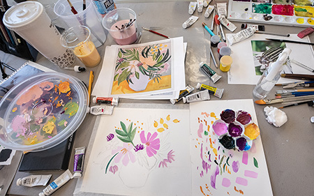 RISD CE botanical illustration course