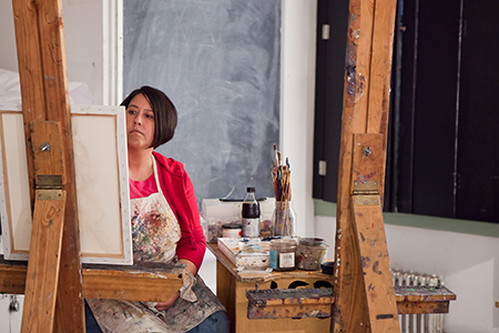 RISD CE egg tempera painting course