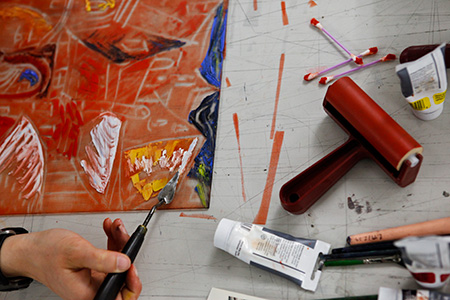 RISD CE course: Experimental Printmaking: Monoprints