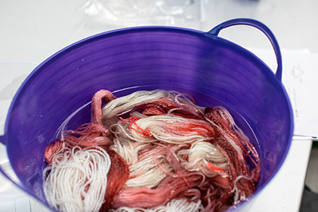 RISD CE course: Hand-Dyed Yarn and Knitting